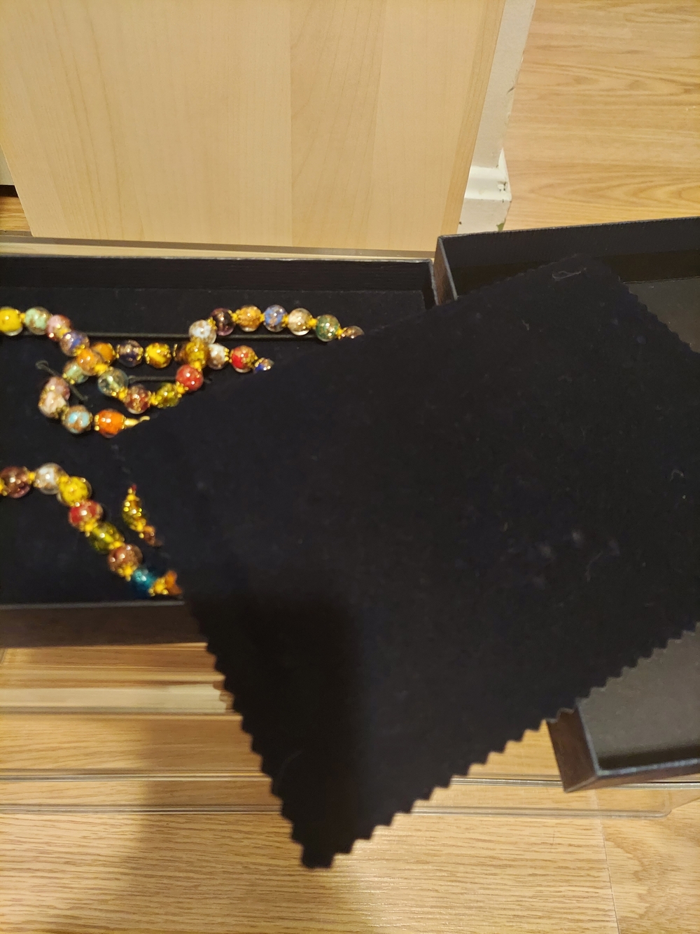 Stauer Multicolor Murano Glass Bead Necklace And Bracelet Set - Picture 6 of 11